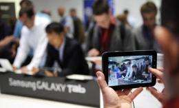 The planned launch of Samsung's Galaxy S smartphone comes amid growing rivalry with Apple at home and abroad