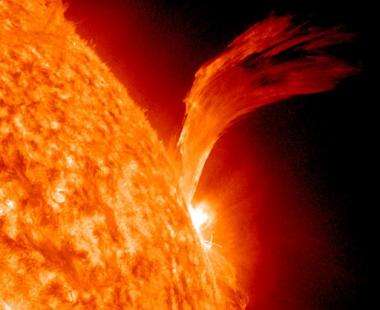 This is a snapshot of the prominence
