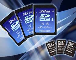 Toshiba to Launch the World’s Fastest SDHC Memory Card