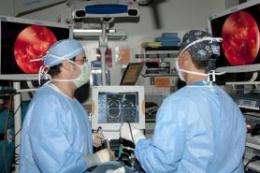 UA surgeons remove brain tumors through nose