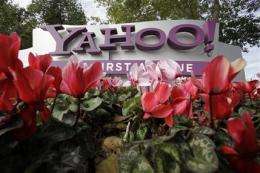 Yahoo's 4Q earnings double, revenue falls 12 pct (AP)