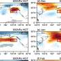 Atmospheric 'teleconnections' sustain warm blobs in the northeast
Pacific Ocean